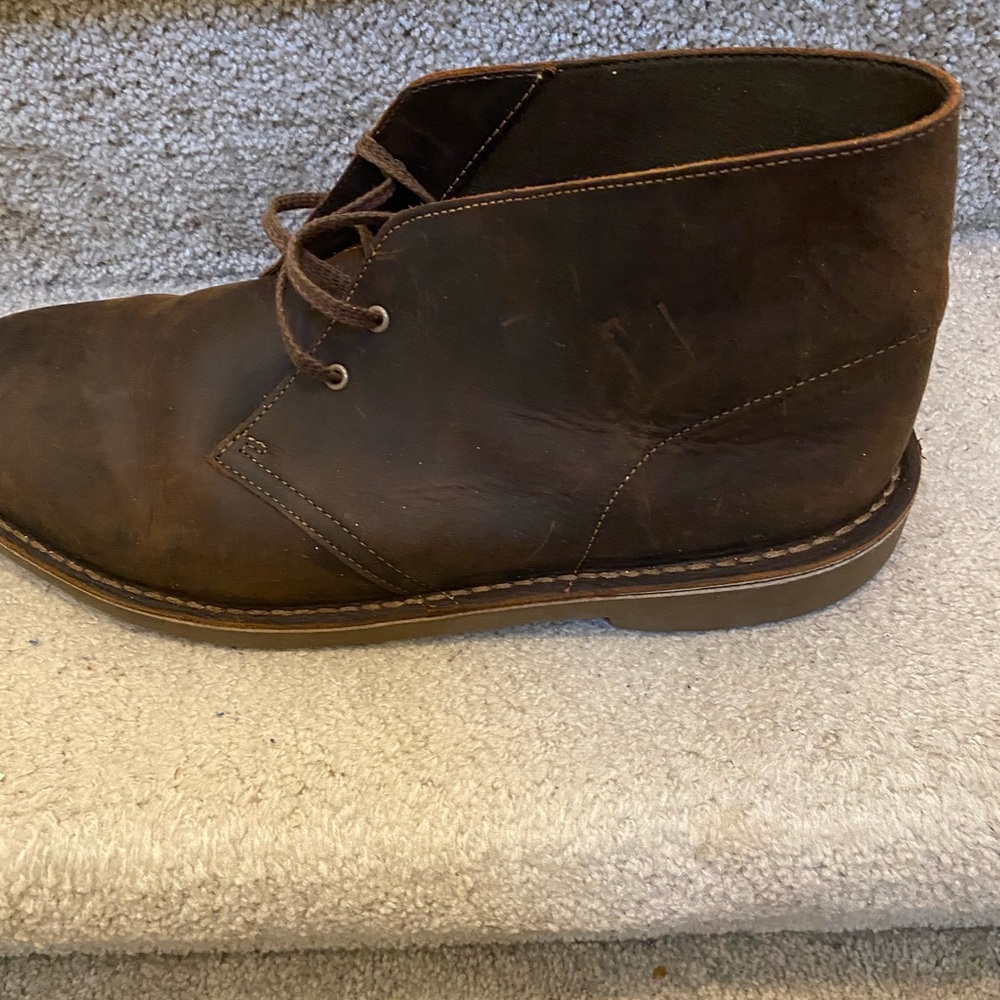 Clarks Men Bushacre Chukka Dark Brown Ankle Boots!!! - Picture 2 of 5